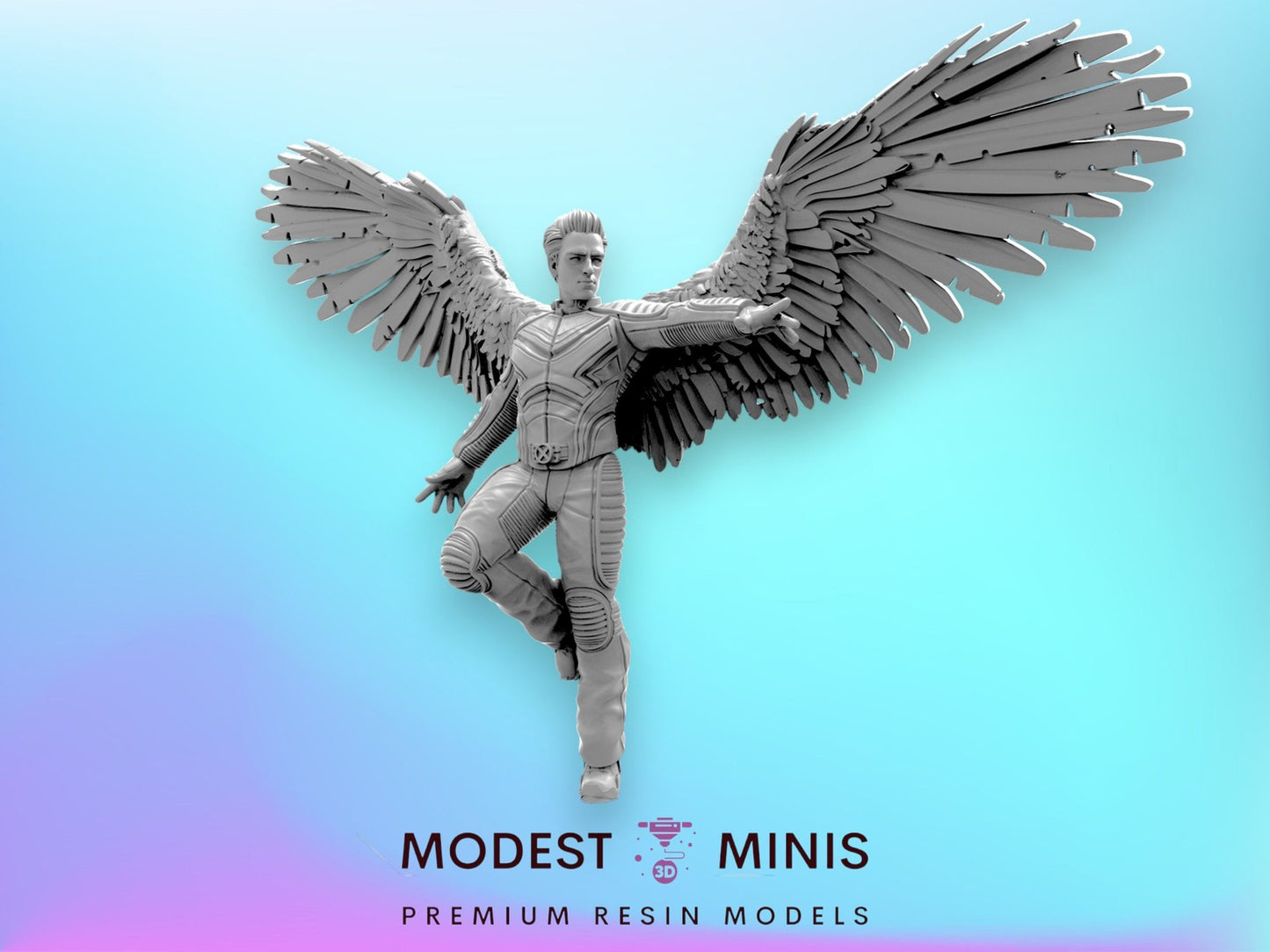 Winged Wonder 2000 - Angel 40mm  Miniature | Crisis Protocol Proxy | Trident