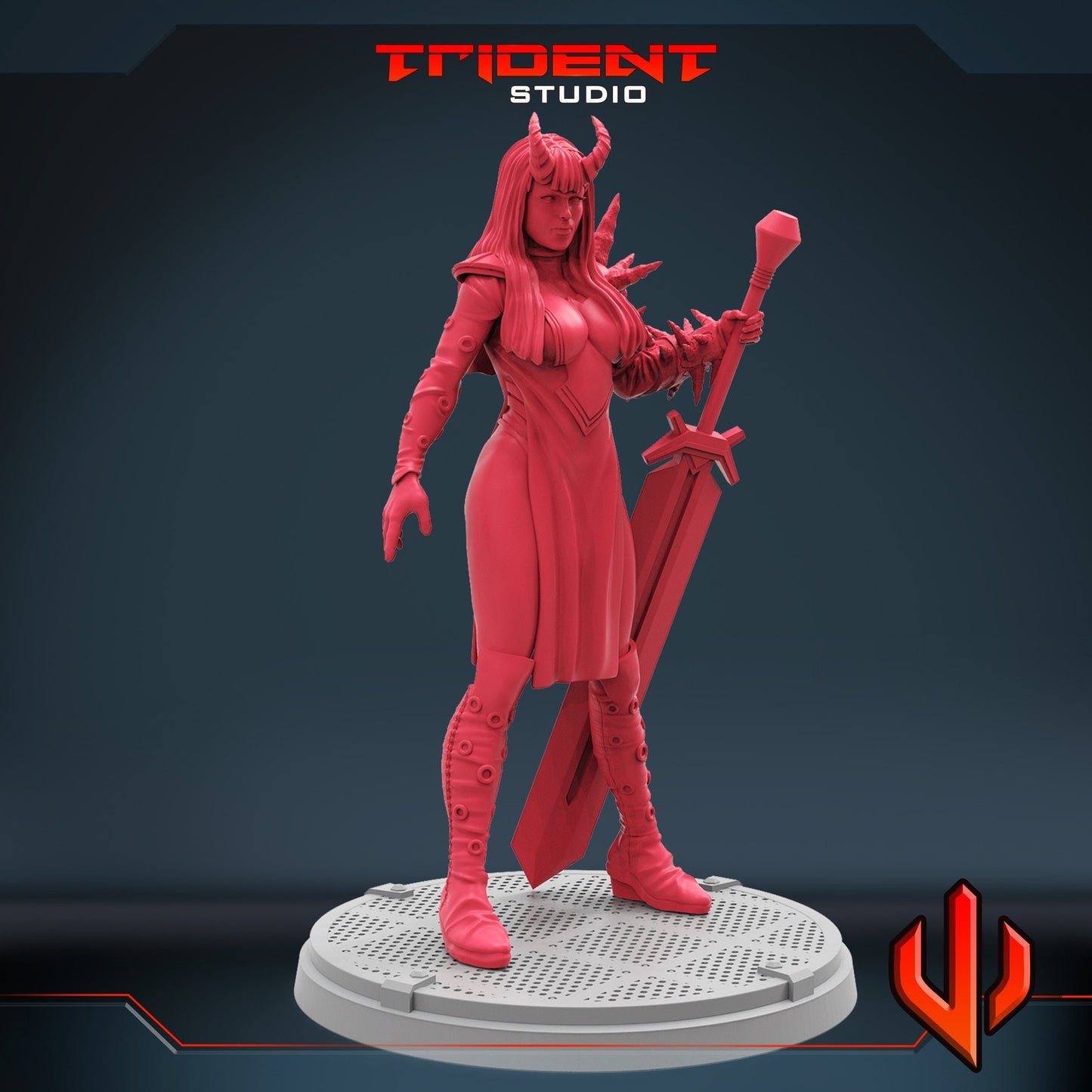 Phoenix Magic A - Magik 40mm  Miniature | Crisis Protocol Proxy | Trident