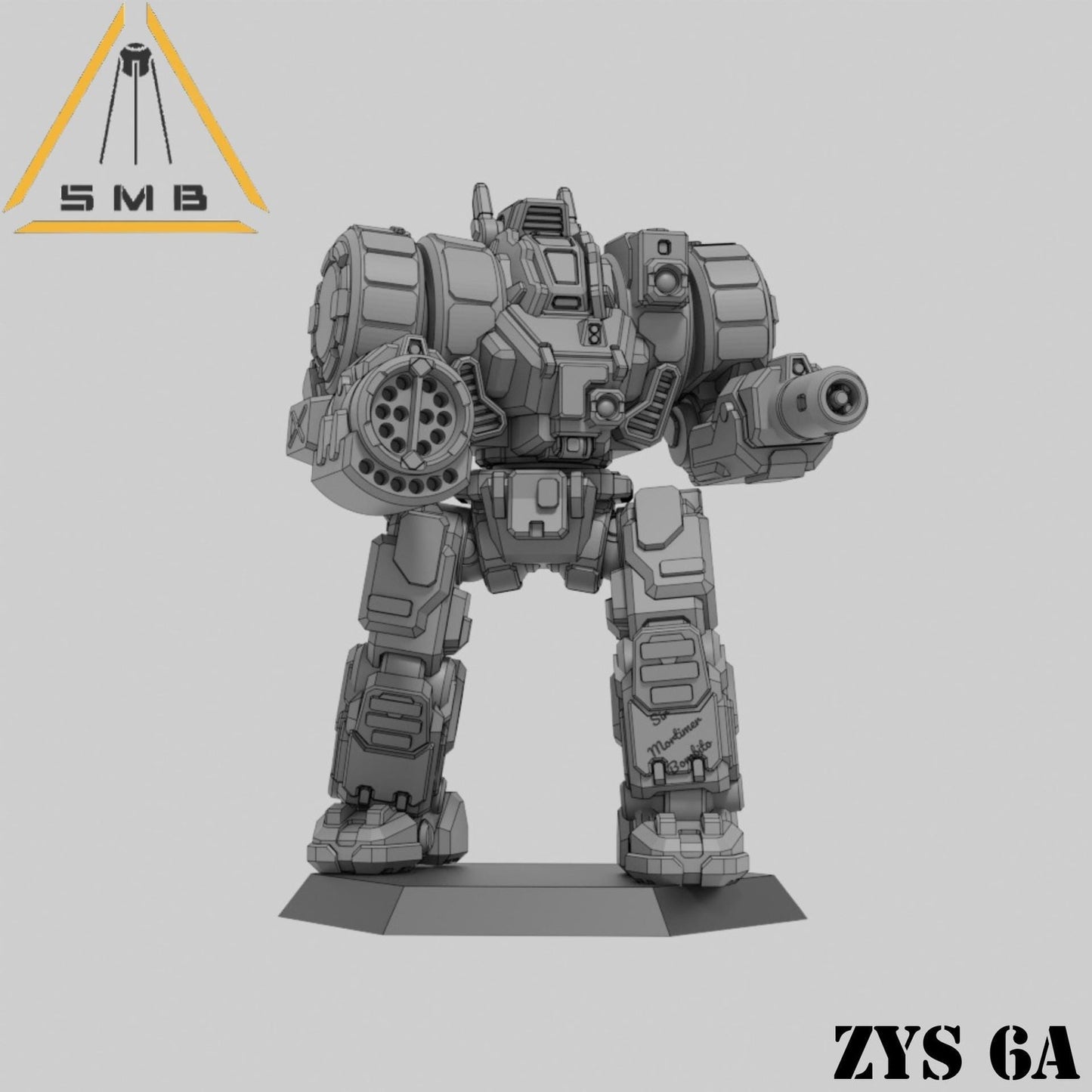 Zys 6A | 1:265 | 285 | 6mm Battletech Scale | Sir Mortimer
