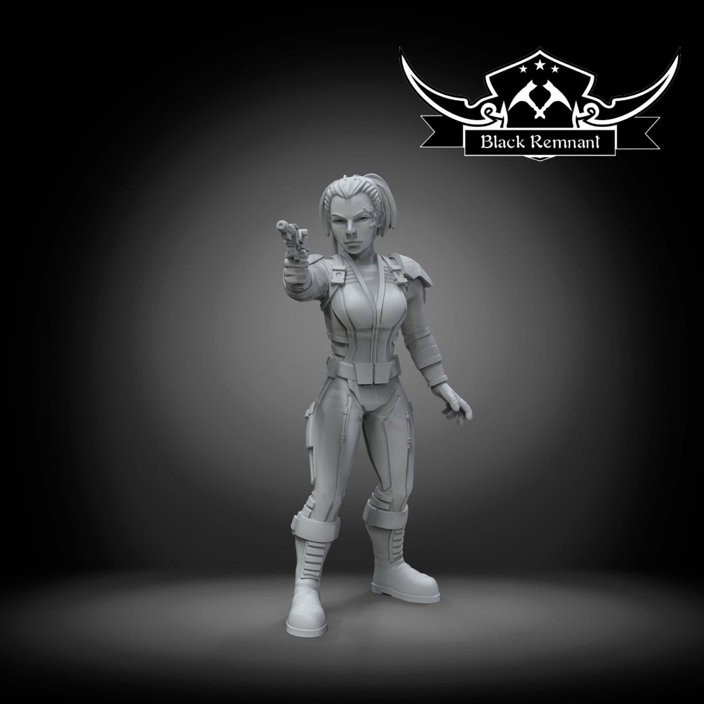 7pc SWTOR Companions - 28mm - 40mm Scale  Black Remnant Star Wars Legion Mini
