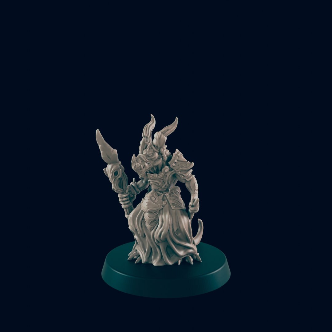 4pc Kobolds Set - 25mm - 75mm Scale | DnD | EC3D Fantasy Mini | Beasts and Baddies