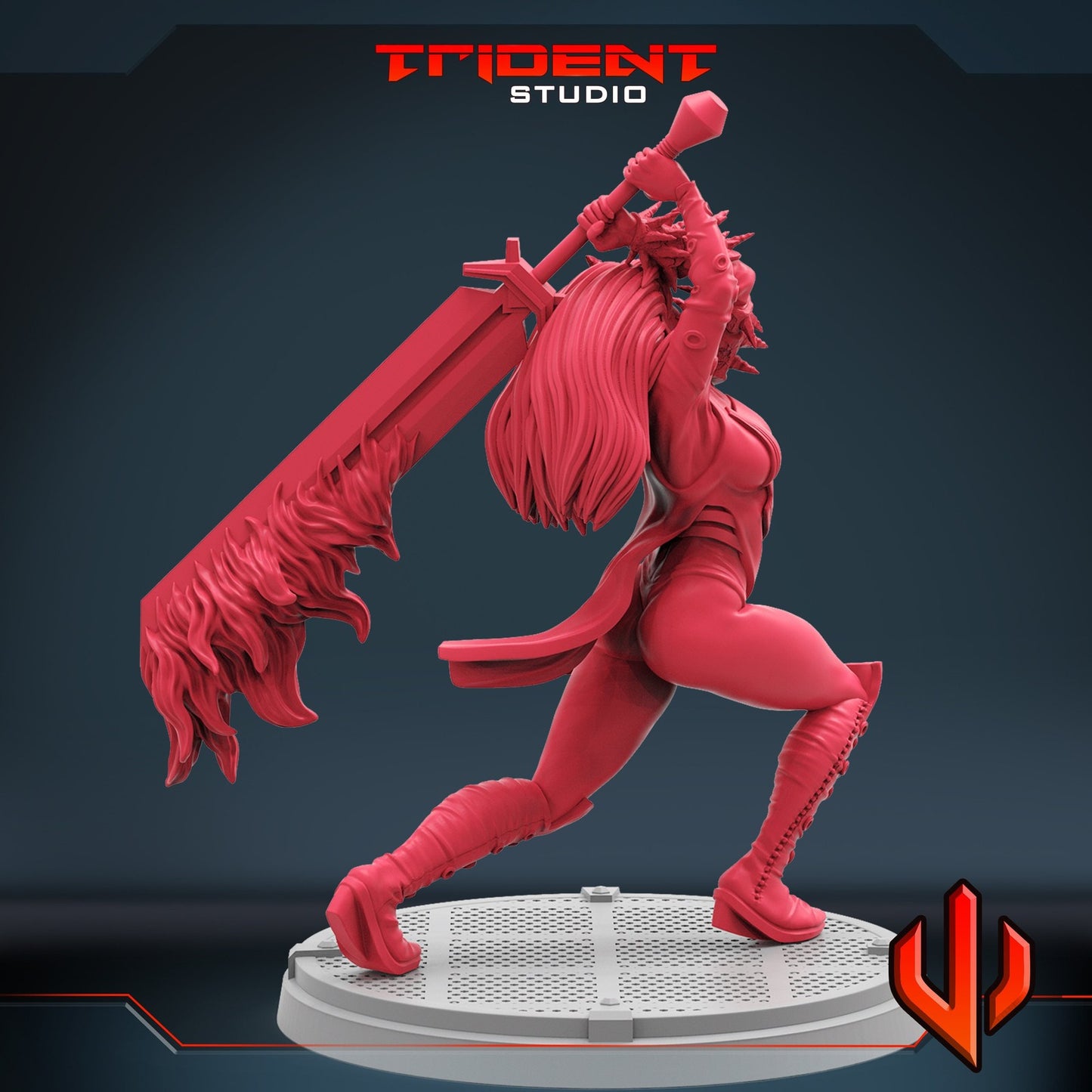 Phoenix Magic B - 40mm  Miniature | Crisis Protocol Proxy | Trident
