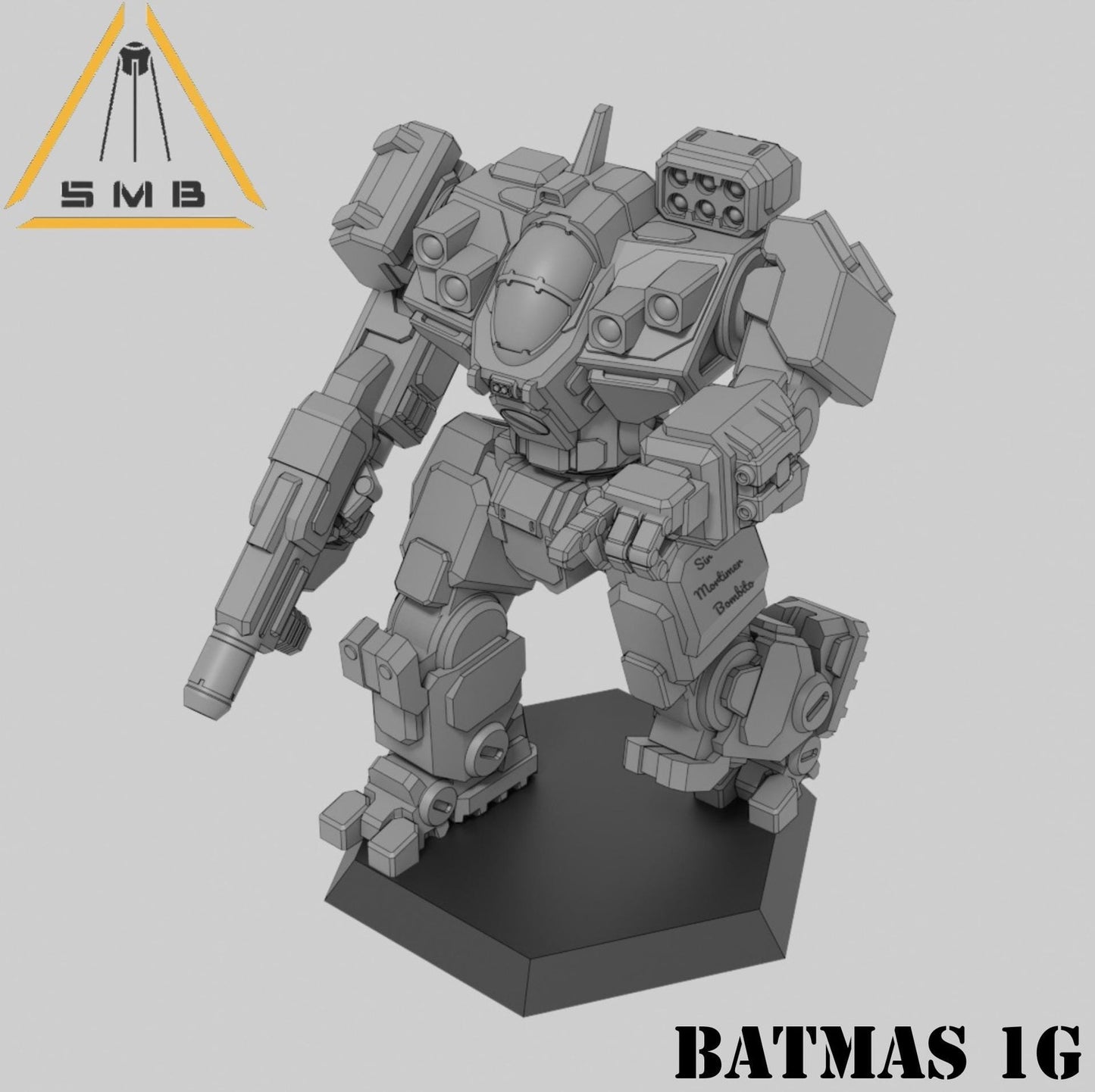 Batmas1g  | 1:265 | 285 | 6mm Battletech Scale | SMB