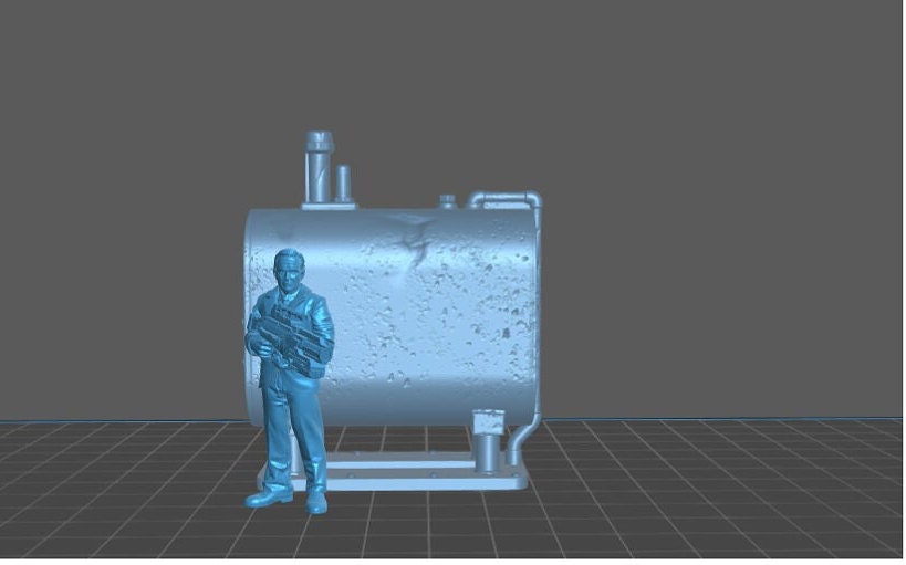 Fuel Tank | 28mm - 54mm Scale | Survivor Terrain | Medical Scatter | Sci Fi Terrain | EC3D Badlands