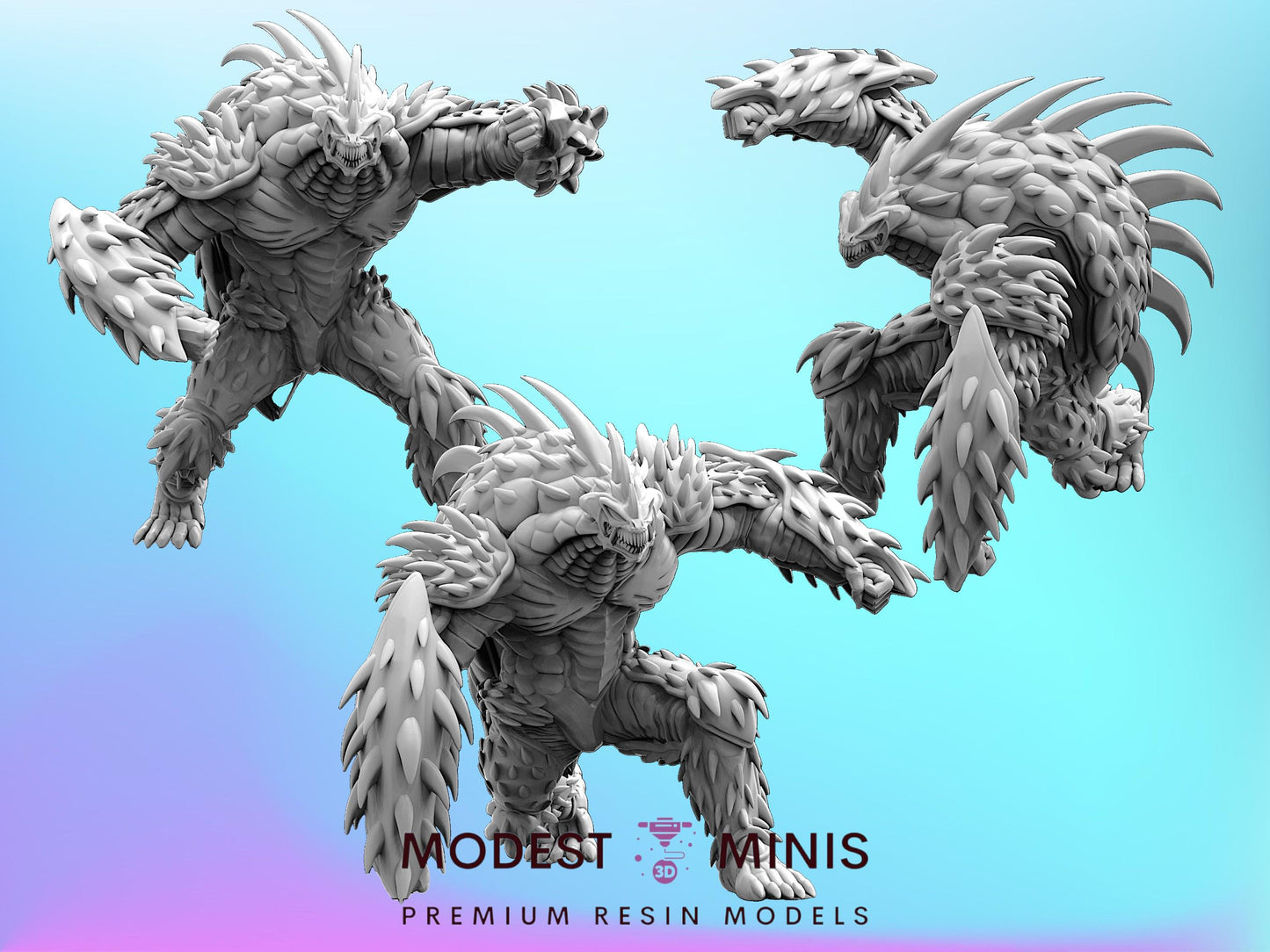 Heavy Hyper Papsinoid Borzel - Resin Cyberpunk Miniature  | Papsikels