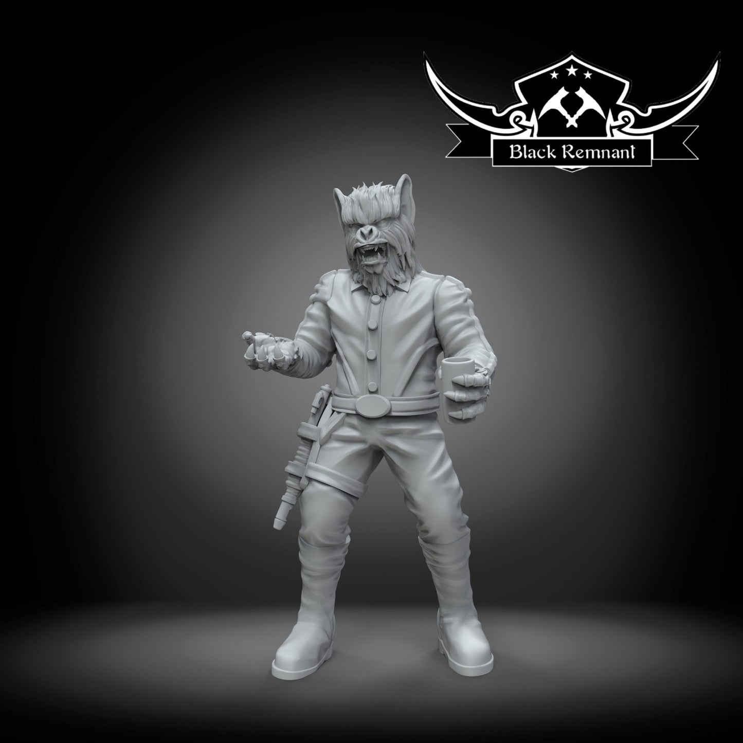Werewolf Customer - 28mm - 40mm Scale | DnD | Star Wars Legion Mini