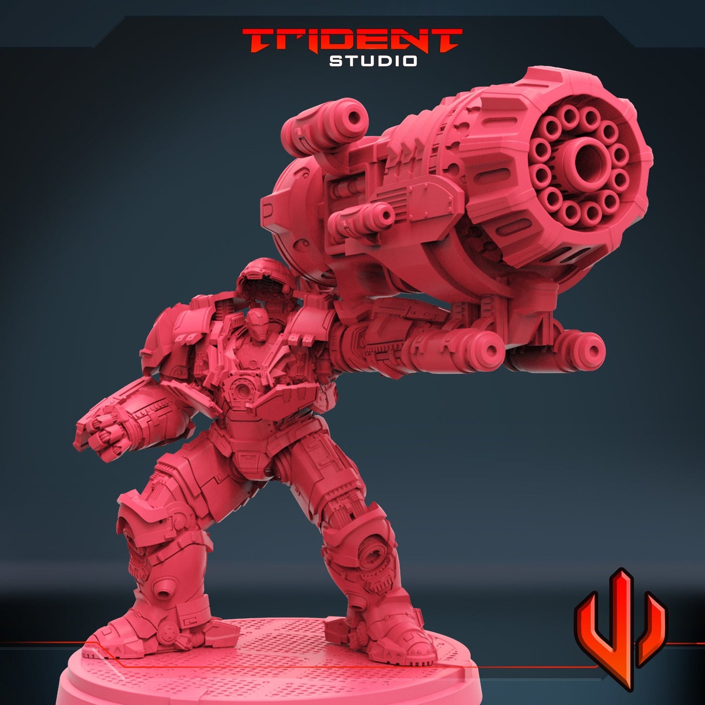 65mm Proton Cannon Suit - 40mm  Miniature | Crisis Protocol Proxy | Trident