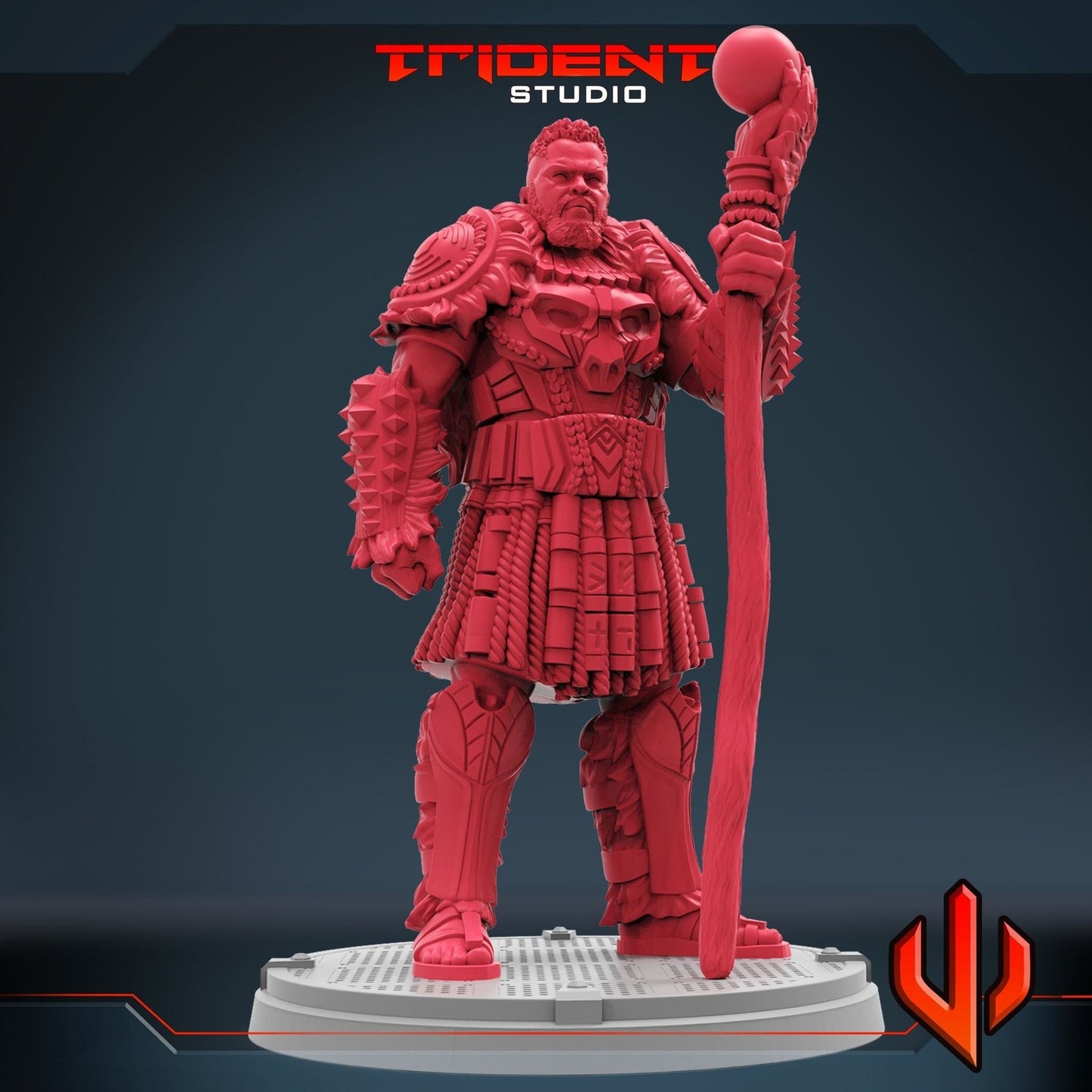 Gorilla Leader A - M'baku 40mm  Miniature | Crisis Protocol Proxy | Trident