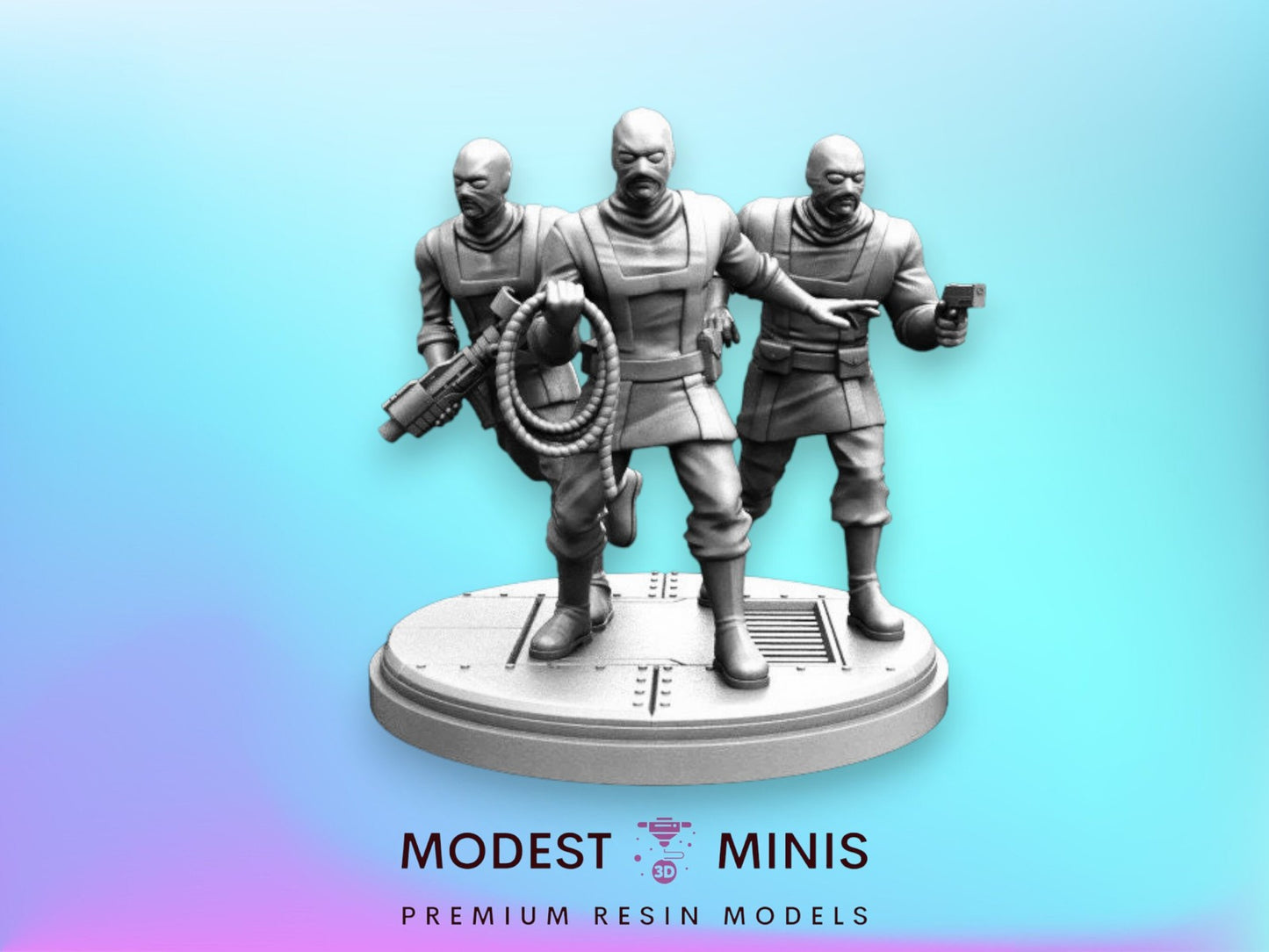 3pc H Goons - 32mm - 40mm Mini | Crisis Protocol Proxy | C27