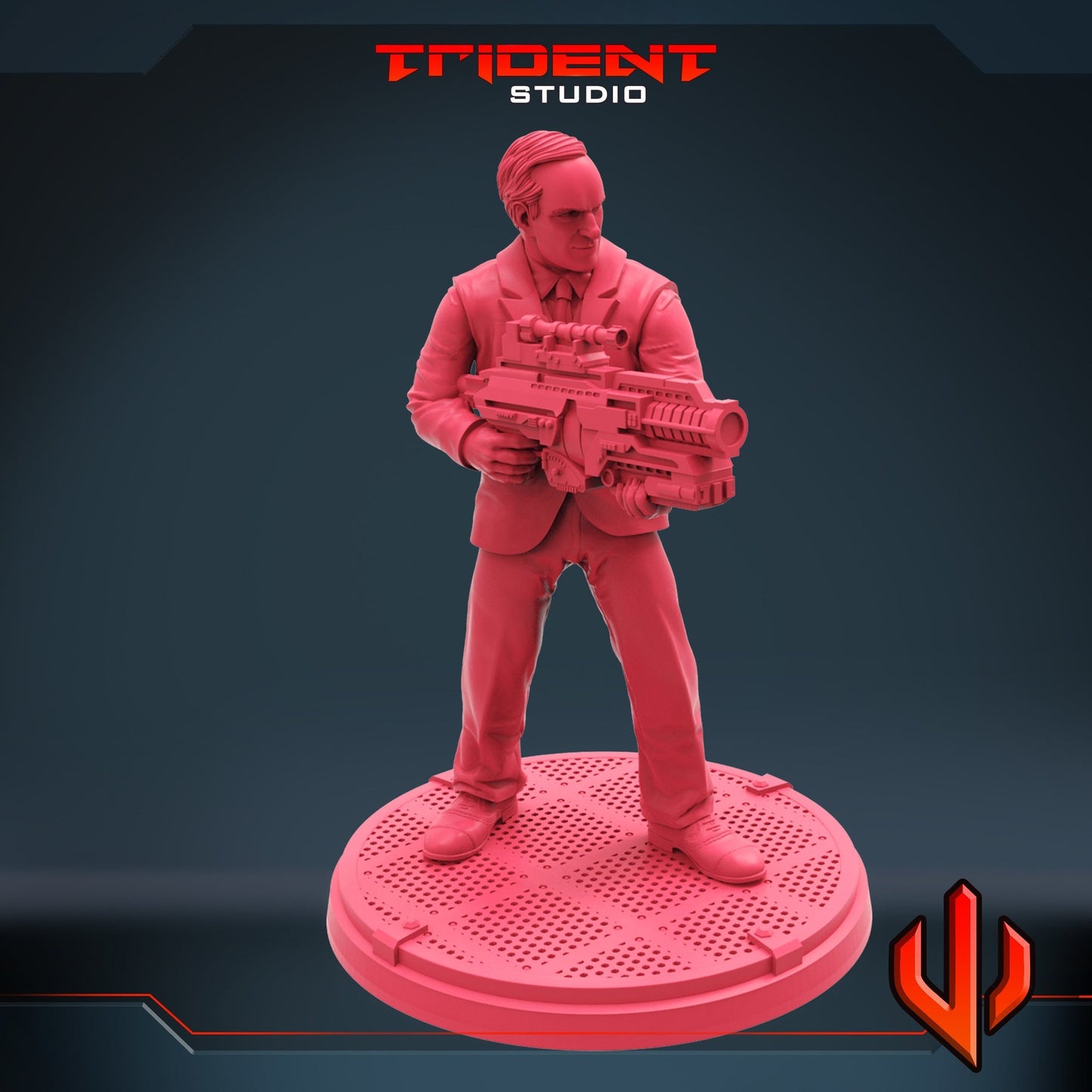 Agent B - 40mm  Miniature | Crisis Protocol Proxy | Trident