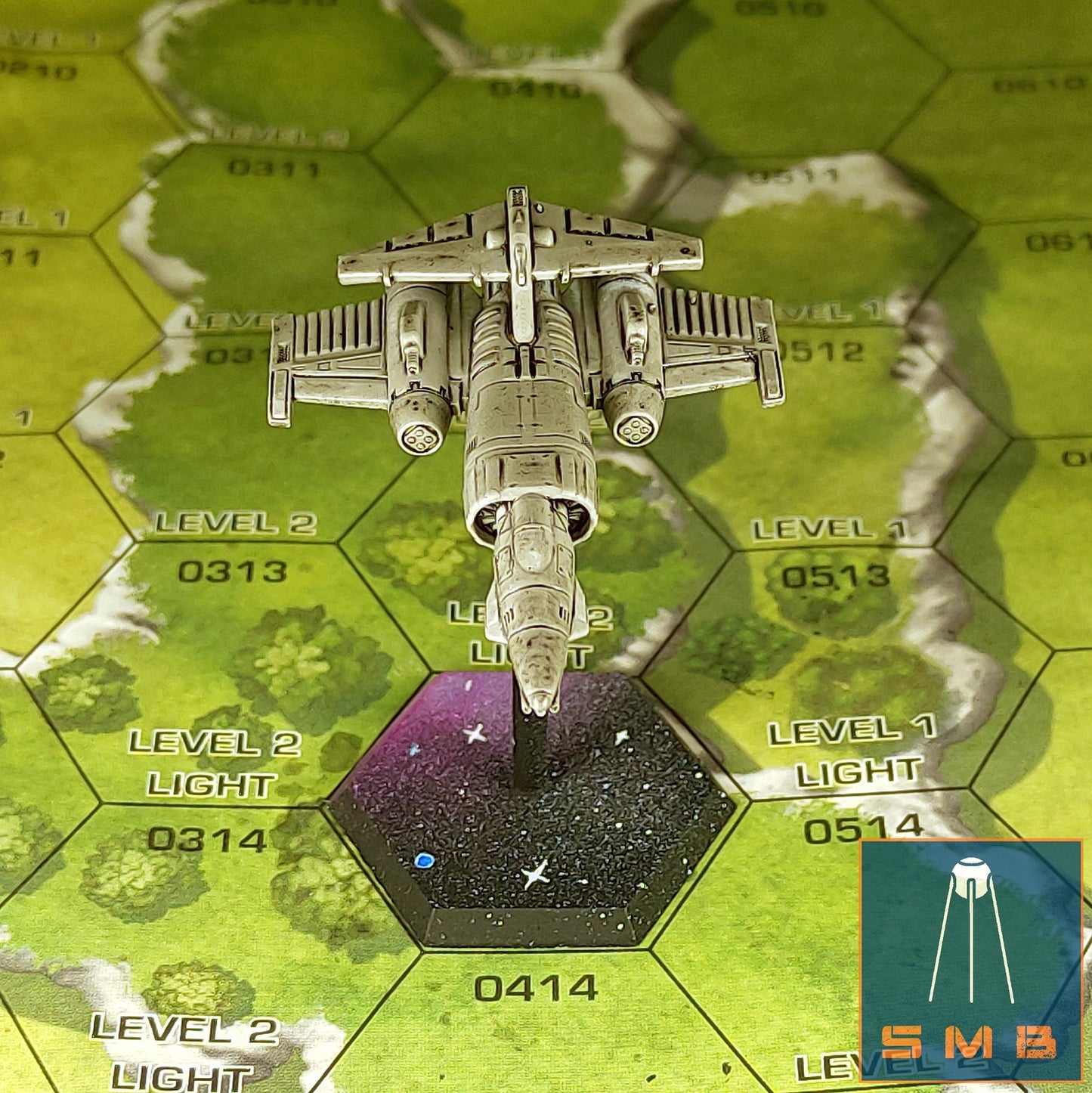 Visigotha Aerospace Plane | 1:265 | 6mm Battletech Scale | Mecha | Sir Mortimer