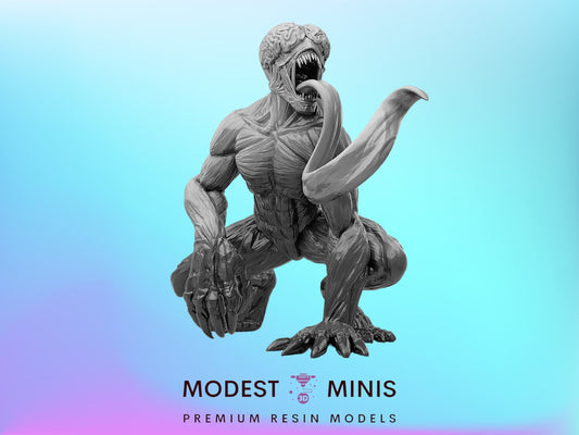 Zombie Long Tongue | 28mm - 100mm Scale Resin Mini | Zombicide | Vaultz