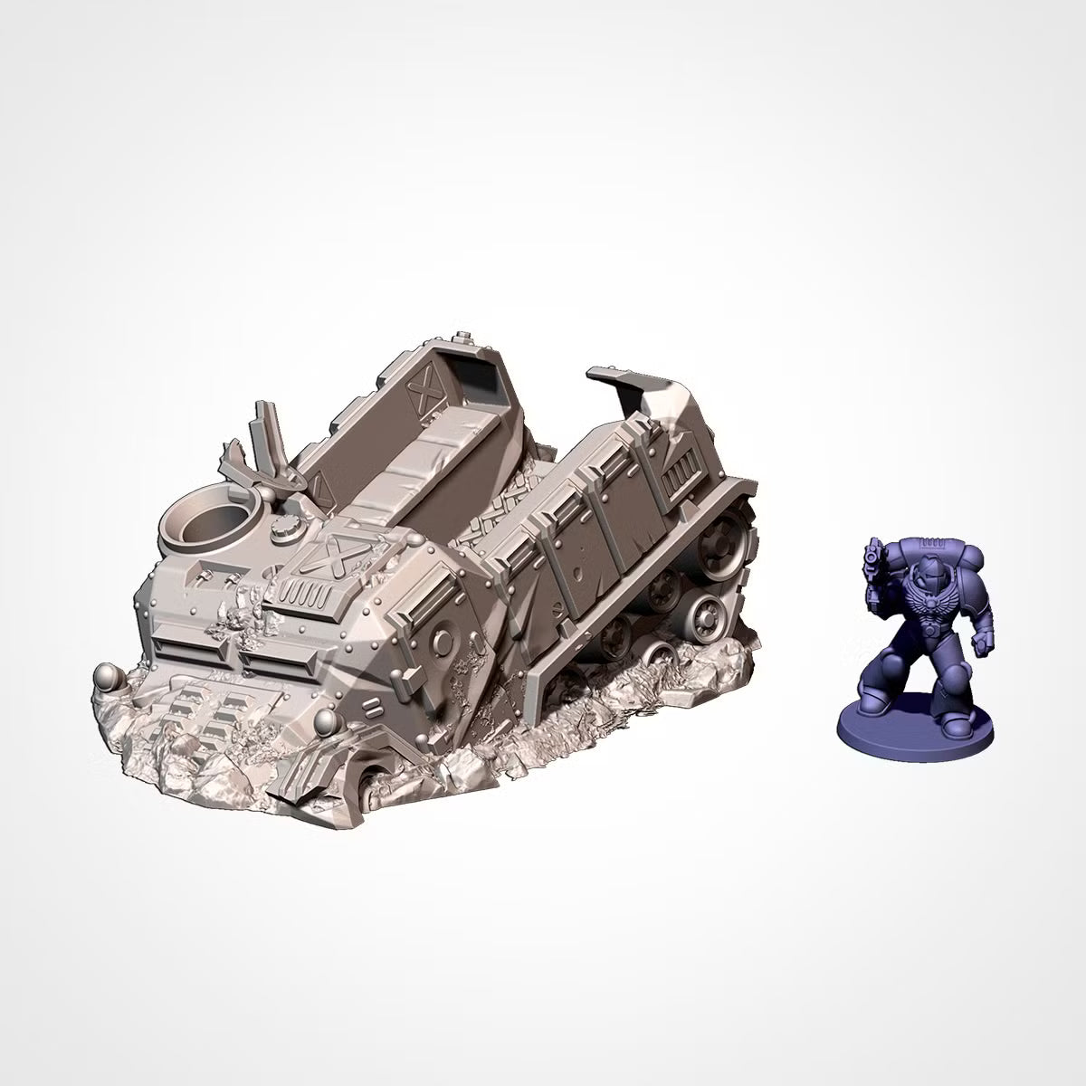 Vehicles Destroyed | 25mm - 40mm Scale | Survivor Wargame Terrain | Badlands Terrain | Txarli