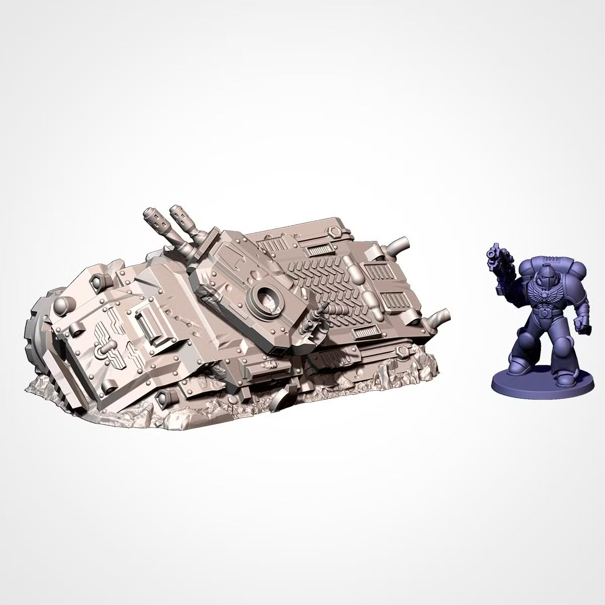 Vehicles Destroyed | 25mm - 40mm Scale | Survivor Wargame Terrain | Badlands Terrain | Txarli