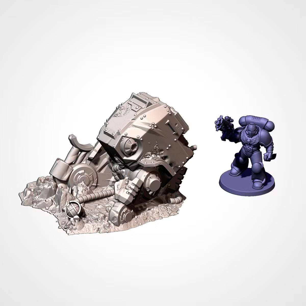 Vehicles Destroyed | 25mm - 40mm Scale | Survivor Wargame Terrain | Badlands Terrain | Txarli