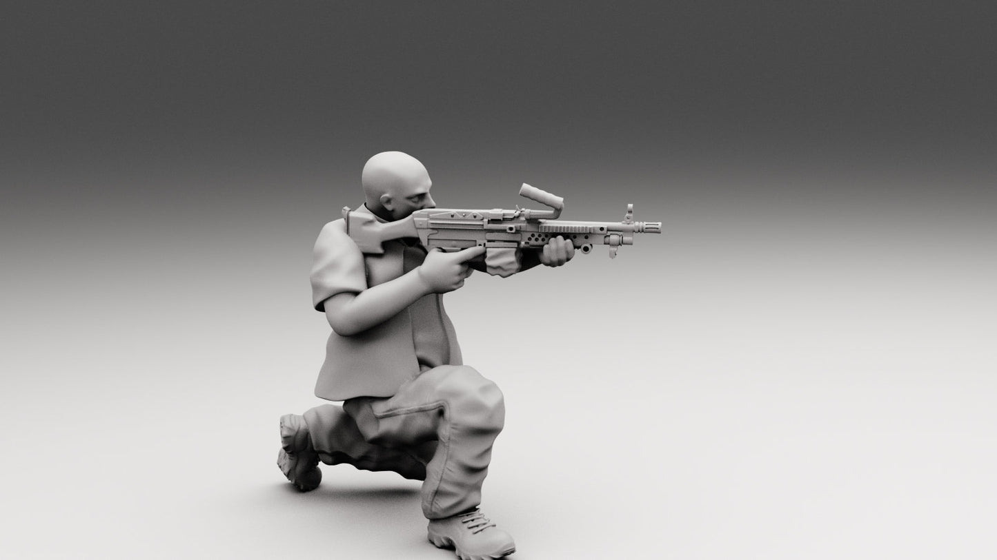 7pc Cartel Gang - 28mm Scale Resin Military Miniature | Zona Alfa | Spectre Ops Mini