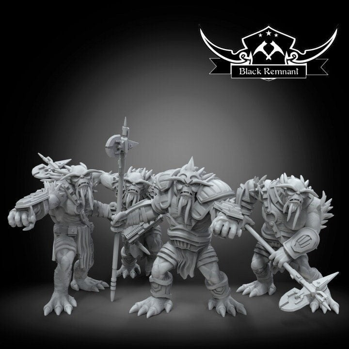 4pc Ancient Red Brutes - 28mm - 40mm Scale | Star Wars Legion Mini