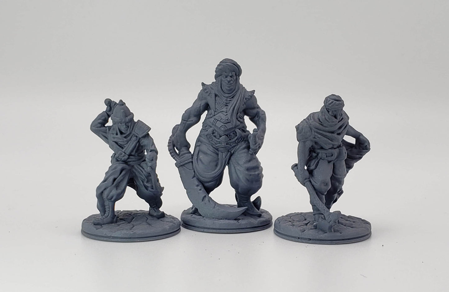 3pc Desert Bandit Set - 25mm - 75mm Scale | DnD | EC3D Fantasy Mini | Beasts and Baddies