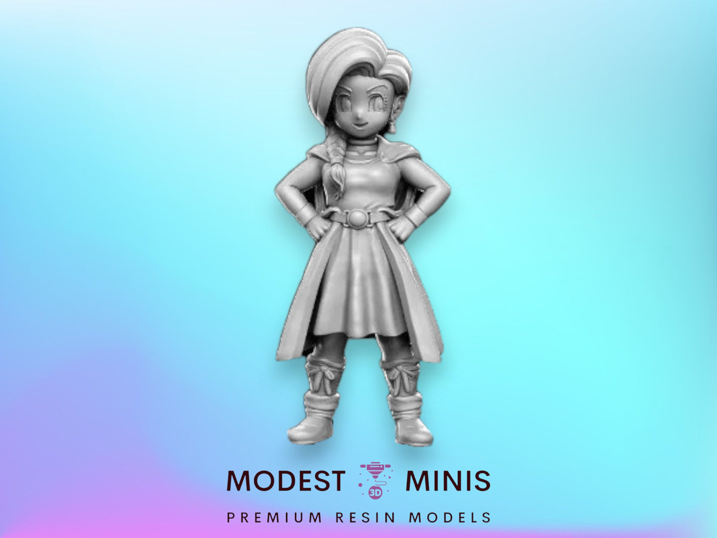 Sybill - 32mm Scale DnD Miniature | Dungeons and Dragons | JRPG Mini - RN Estudio