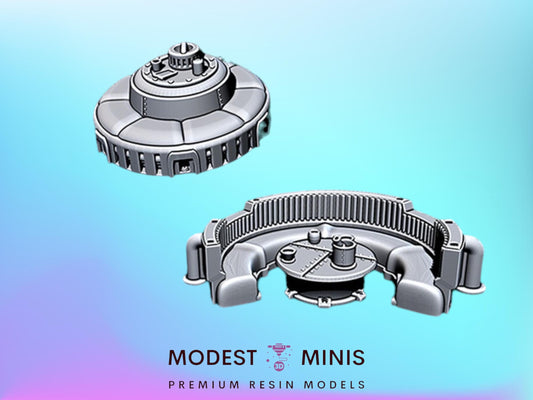 Cantina Bar Booths and Seating | 28mm - 54mm Scale | Sci Fi Scatter Terrain