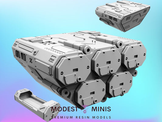 Cryostasis Sleep Pod - 32mm Scale Alien Miniature | RPG | Sci fi | Cyberpunk | Role Playing | DnD | Papsikel