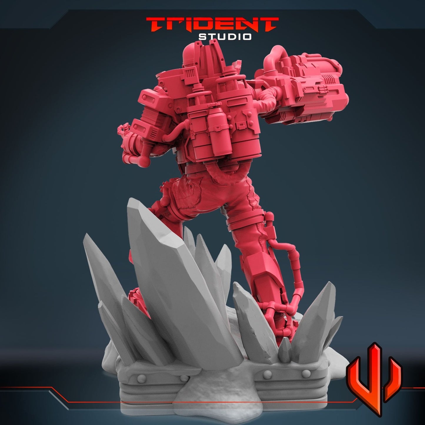 Chill Out - 40mm  Miniature | Crisis Protocol Proxy | Trident