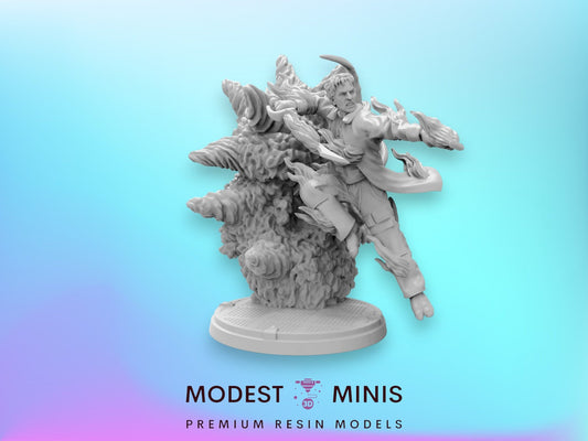 Blue Devil A - Nightcrawler 40mm  Miniature | Crisis Protocol Proxy | Trident