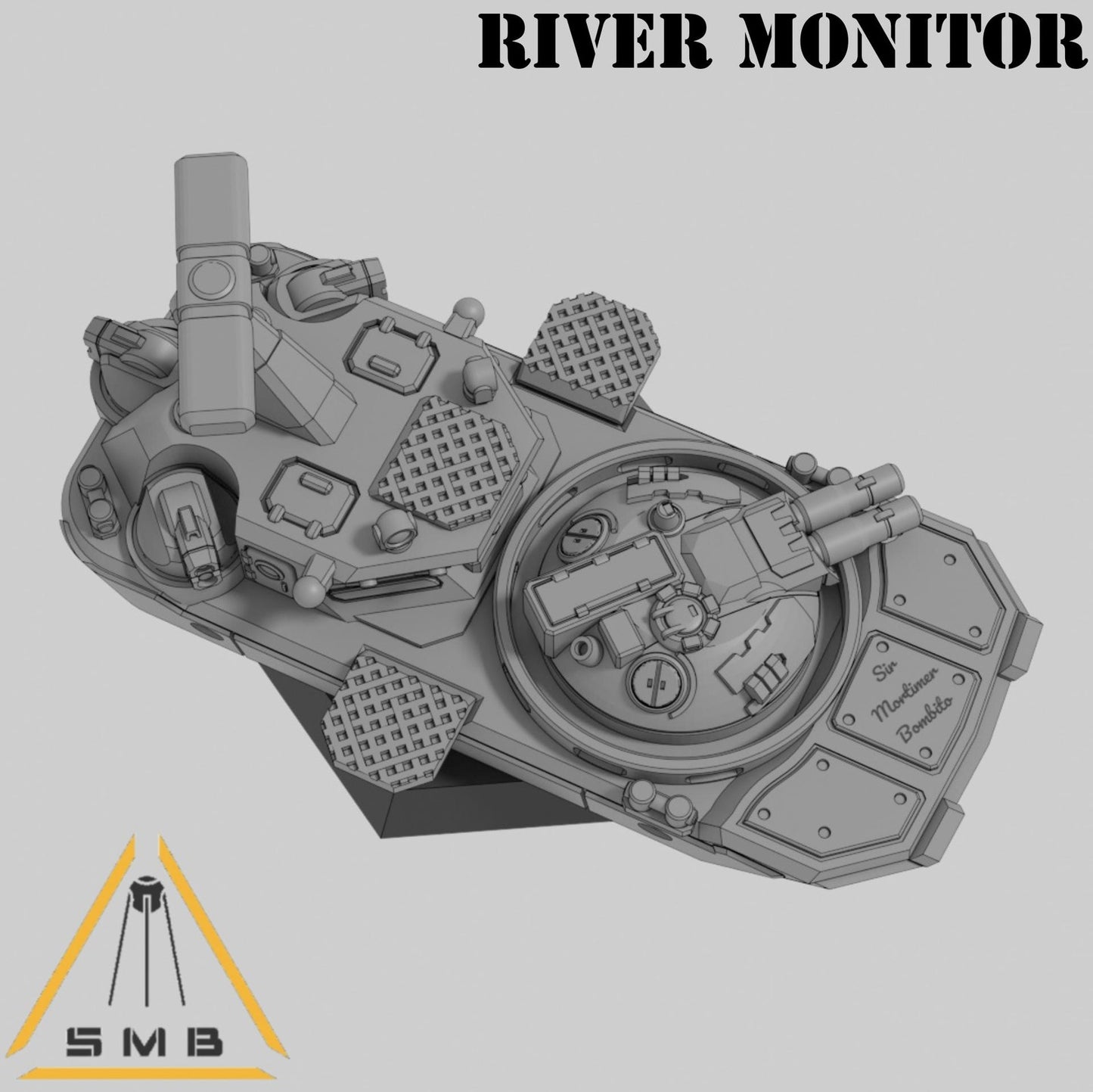 River Monitor Fleet Boat | 1:265 | 285 | 6mm Battletech Scale |