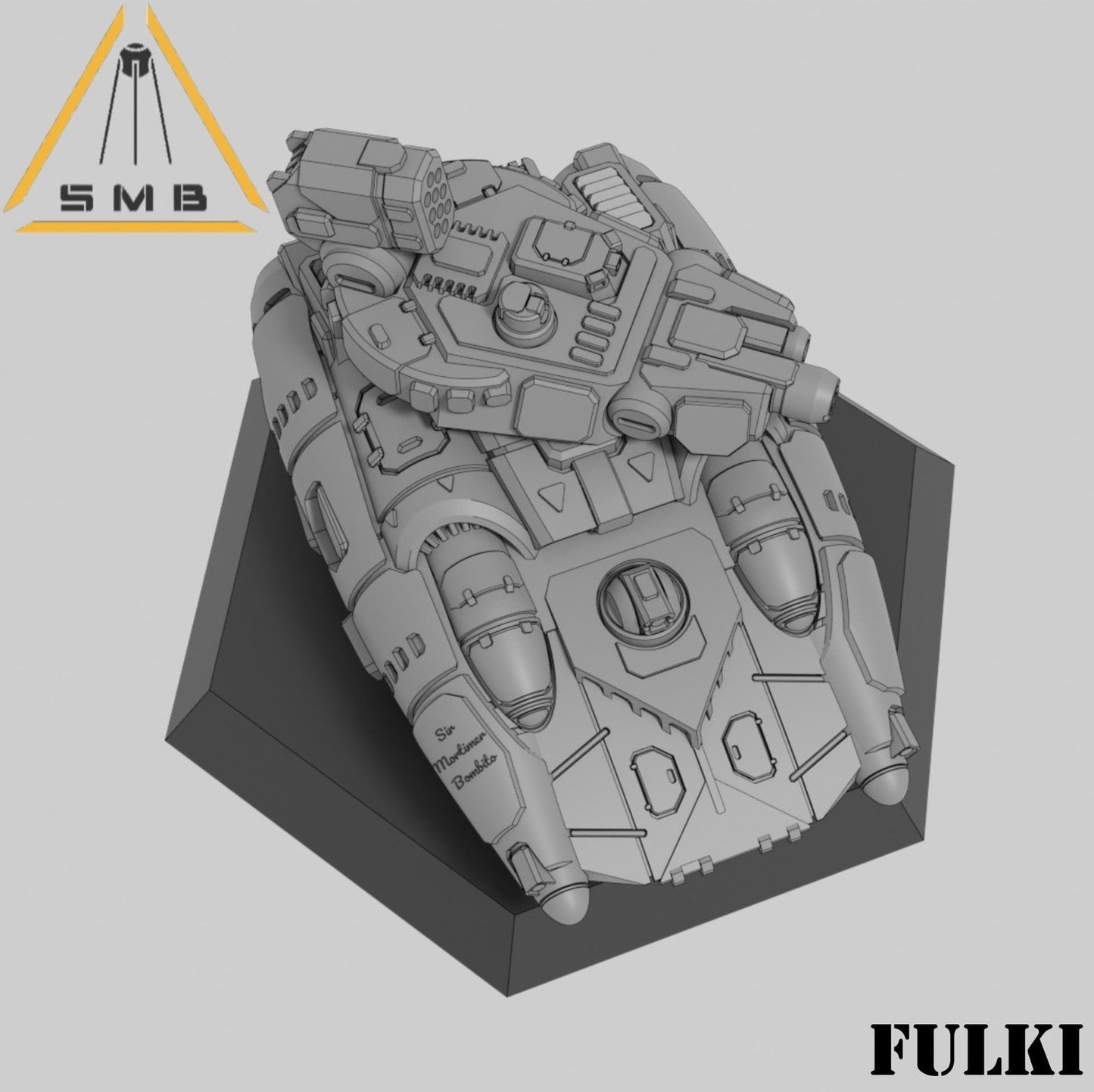 Fulki Hover Tank | 1:265 | 285 | 6mm Battletech Scale | SMB