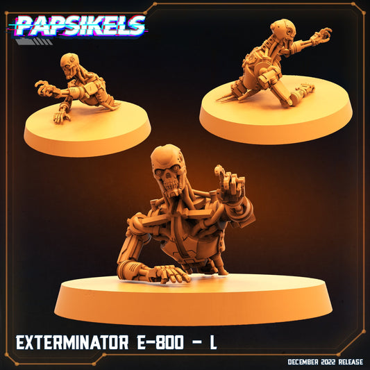 Exterminator E-800 L Cyborg - Resin 3D Print Alien Miniature | RPG | Sci fi | Cyberpunk | Role Playing | DnD | Papsikel