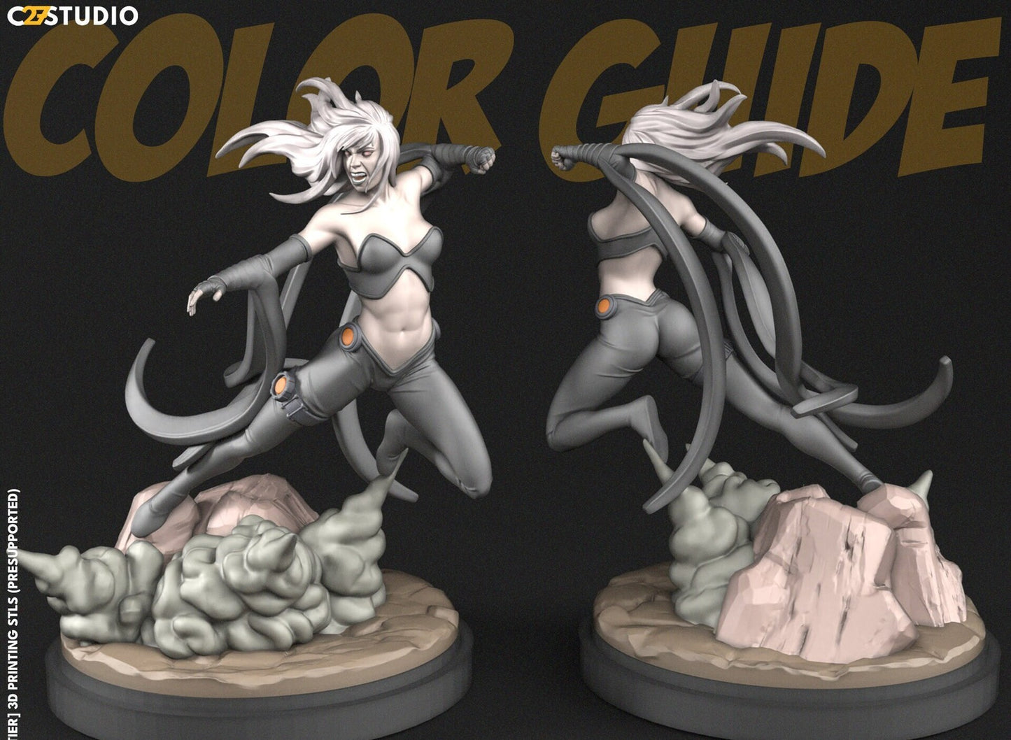 Killer Ballerina - 32mm - 40mm Mini | Crisis Protocol Proxy | C27