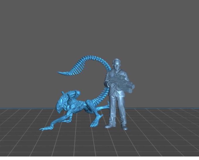 Xeno Warrior F - 32mm Scale Alien Miniature | RPG | Sci fi | Cyberpunk | Role Playing | DnD | Papsikel