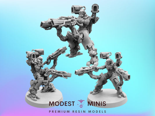 Shock Snaper Set - Resin Cyberpunk Miniature  | Papsikels