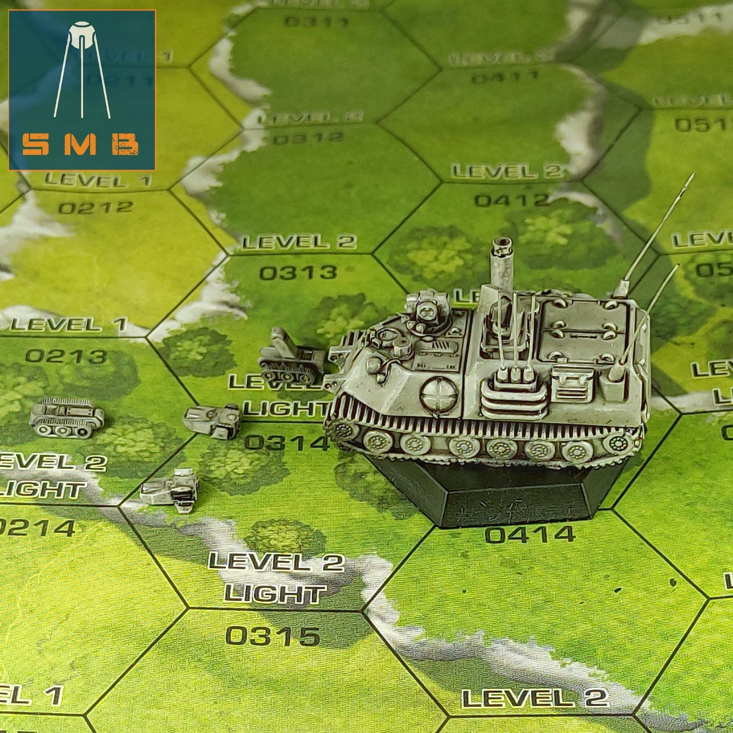 HScout and Drones | 1:265 | 6mm Battletech Scale | Mecha | Sir Mortimer