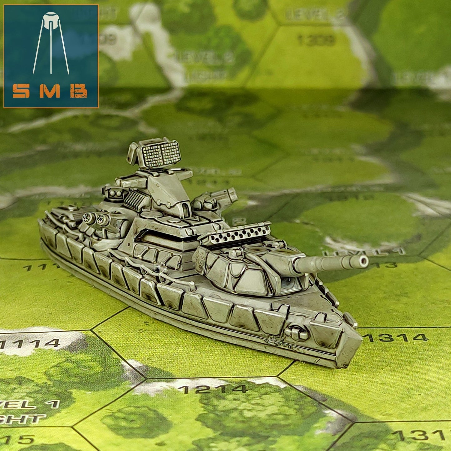 Mauk Artillery Boat | 1:265 | 285 | 6mm Battletech Scale | SMB
