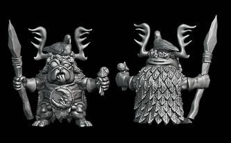 Pug Town Adventurers | Chibi | Resin Mini | DnD Miniature Dungeons and Dragons Fantasy