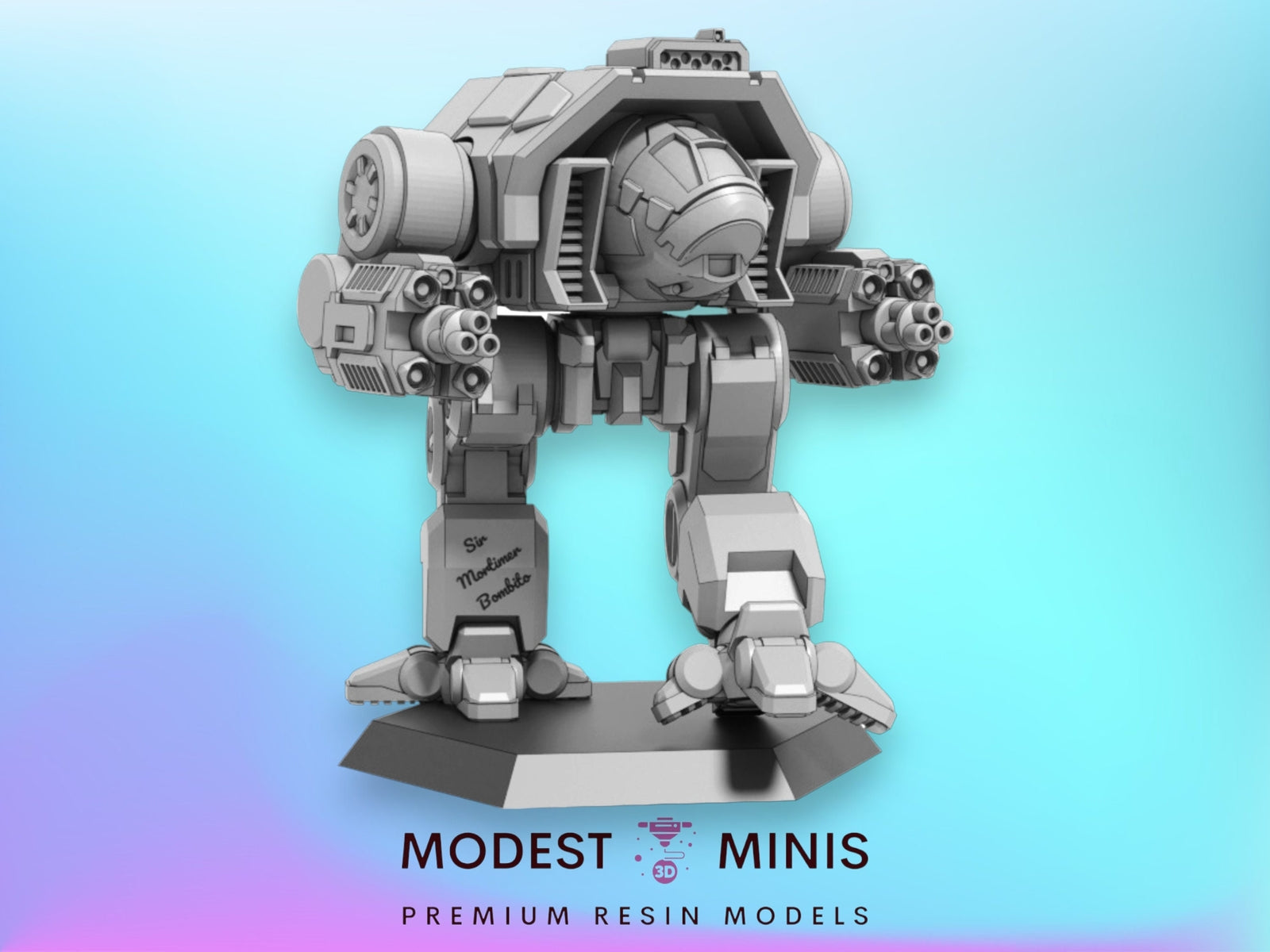 LitDaishi Assault | 1:265 | 6mm Battletech Scale | Mecha | Sir Mortimer ...