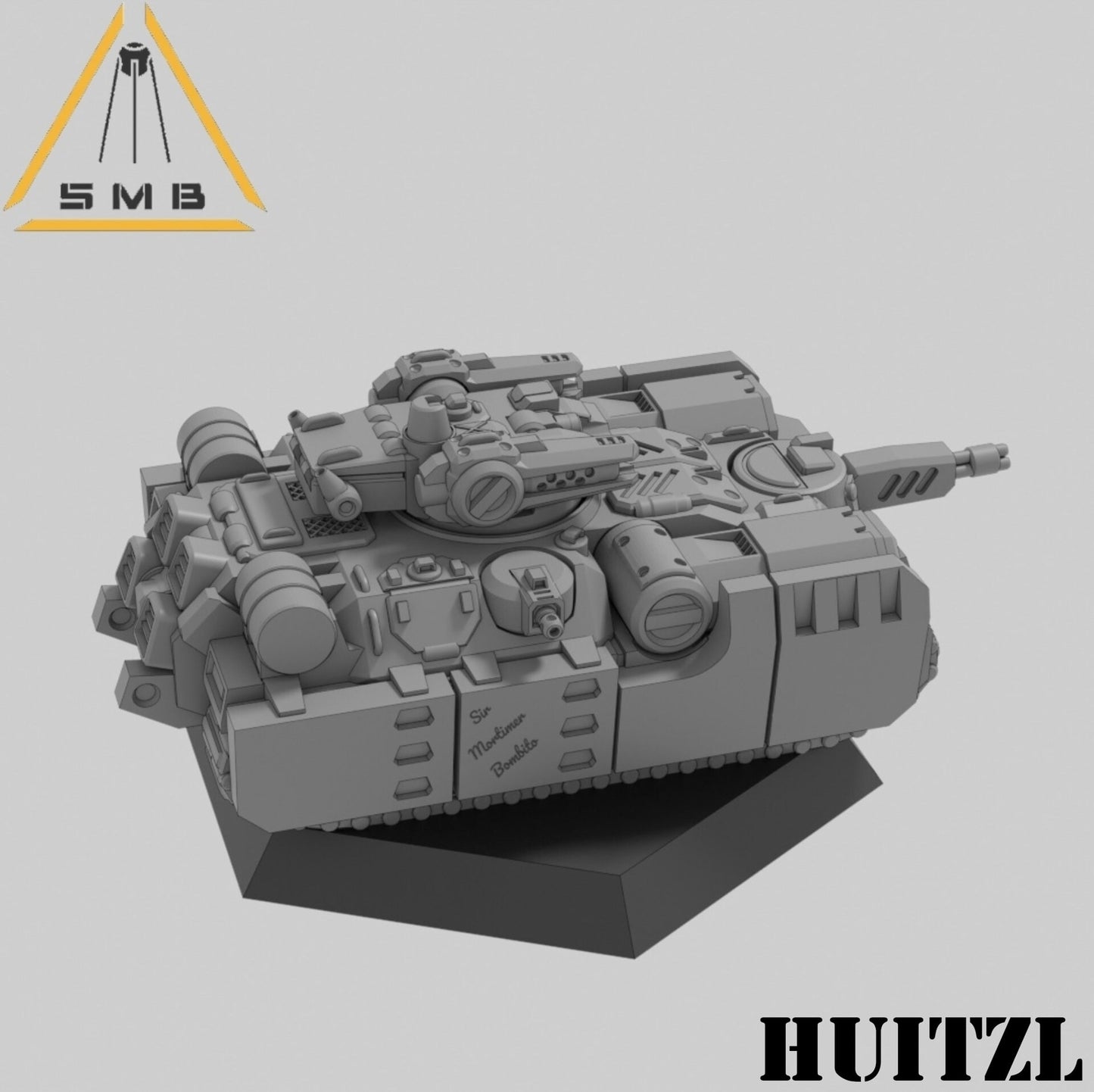 Huitzl Assault Tank | 1:265 | 6mm Battletech Scale | Mecha | Sir Mortimer