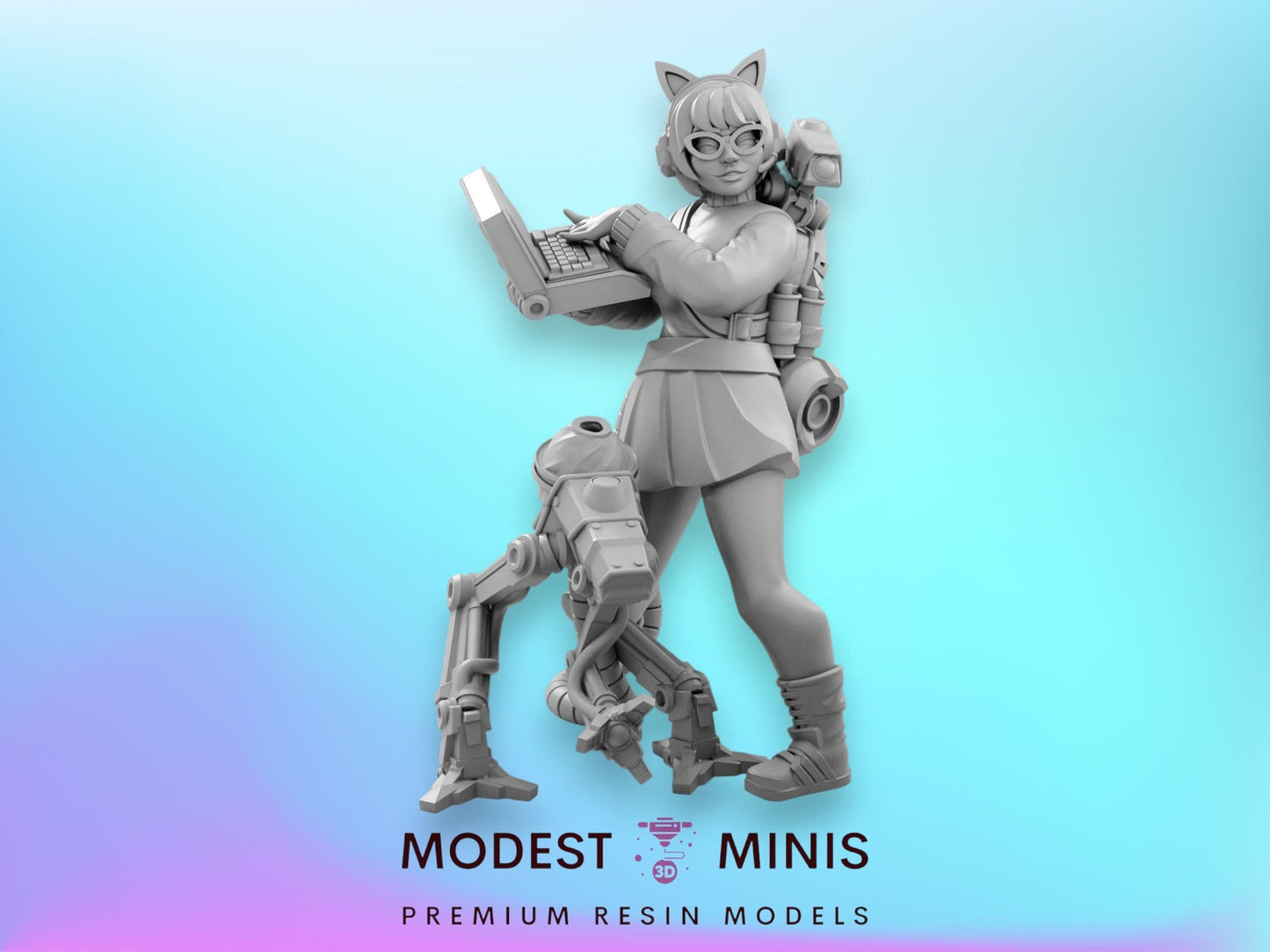 Survivor Mystery Gang Smarty | 28mm - 100mm Scale Resin Mini | Zombicide | Vaultz