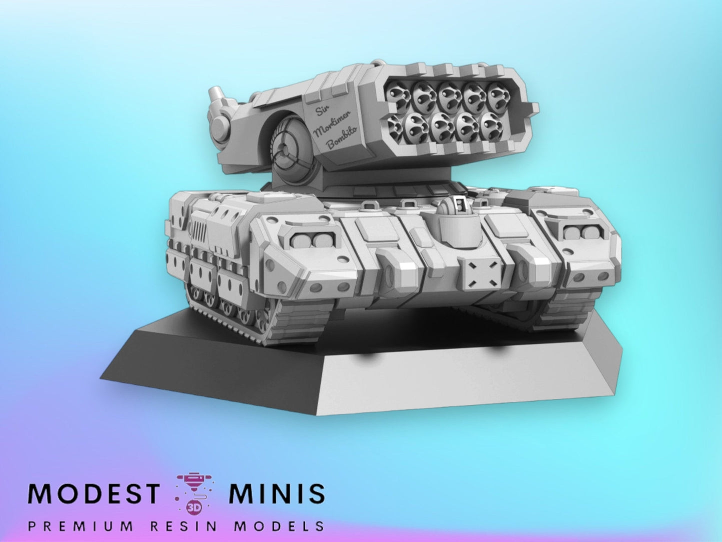 Nesun Raket Missile Carrier Tank | 1:265 | 6mm Battletech Scale | Mecha | Sir Mortimer