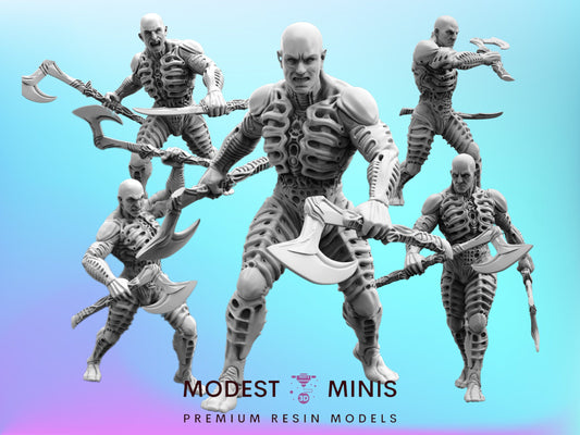Omega Rebirth Set - 32mm Scale Miniature | RPG | Sci fi | Cyberpunk | Role Playing | Papsikel