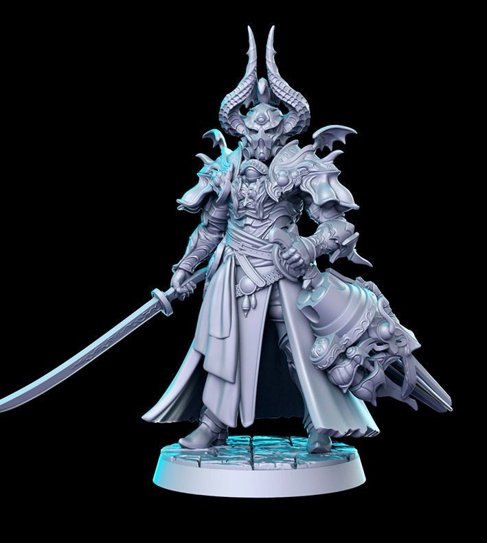 Galnos Helmet - 32mm Scale DnD Miniature | Dungeons and Dragons | JRPG Mini - RN Estudio