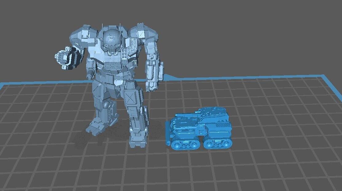 Mitras it2 Light Tank | 1:265 | 6mm Battletech Scale | Mecha | Sir Mortimer
