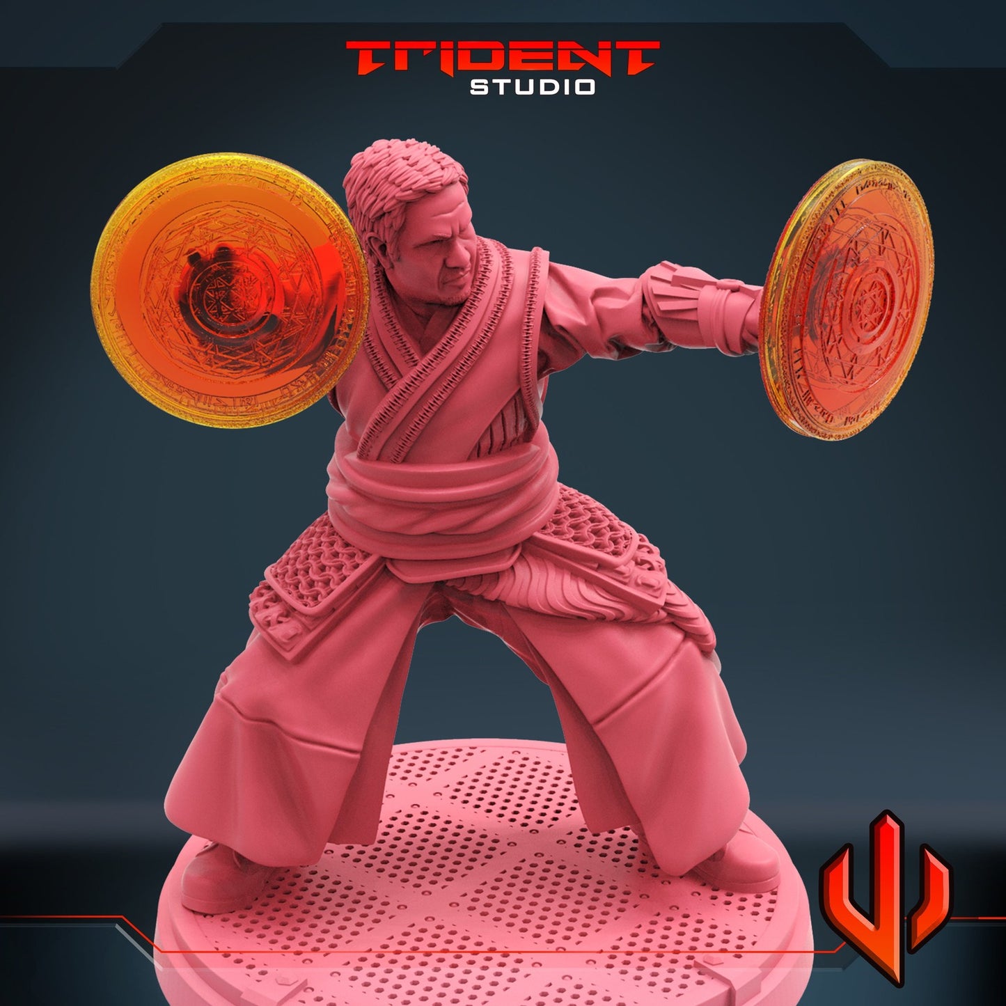 Mystic Master A - 40mm  Miniature | Crisis Protocol Proxy | Trident