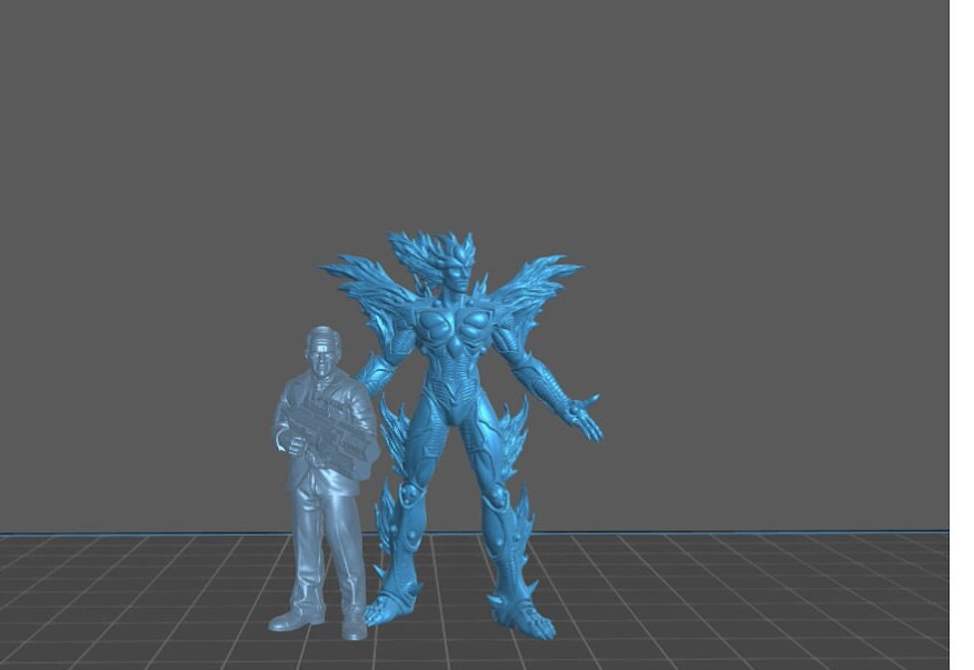 Arkanghel Papsilord - Resin Cyberpunk Miniature  | Papsikels