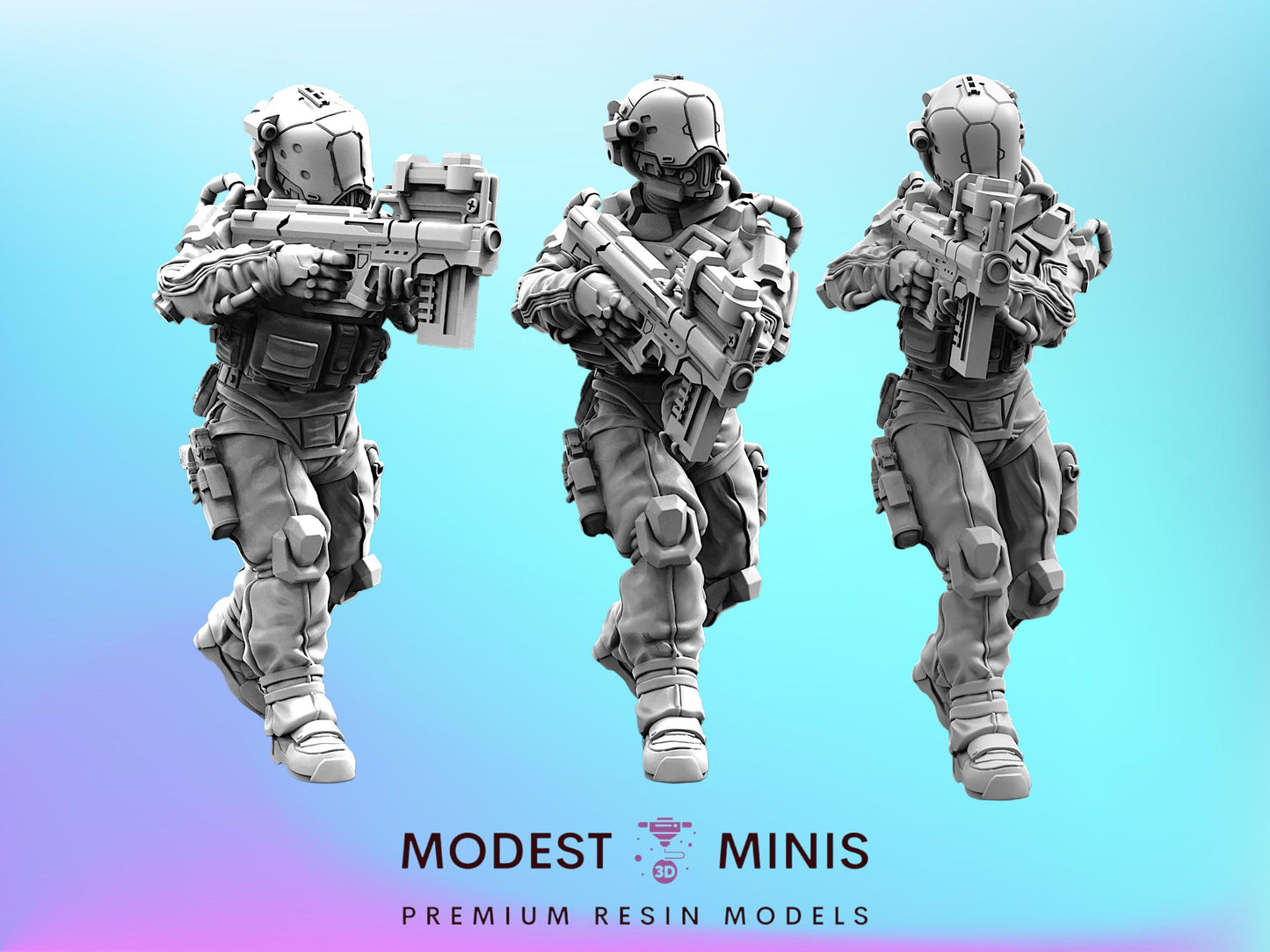 Trauma Troupe Extraction Unit - 32mm Scale Cyberpunk Mini  | Papsikels