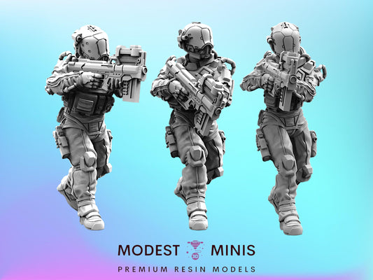 Trauma Troupe Extraction Unit - 32mm Scale Cyberpunk Mini  | Papsikels