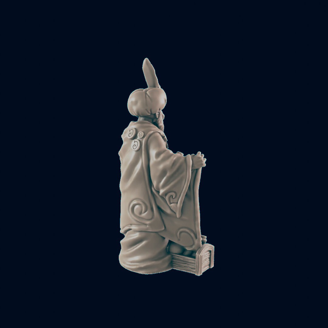 NPC Human Male Alchemist - 25mm - 75mm Scale | DnD | EC3D Fantasy Mini | Townsfolk