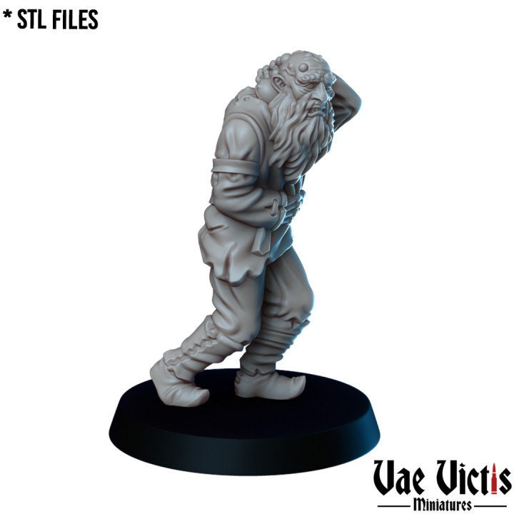 6pc Plague Set | 28mm - 75mm Scale | DnD Frostgrave Mini | Vae Victis Fantasy