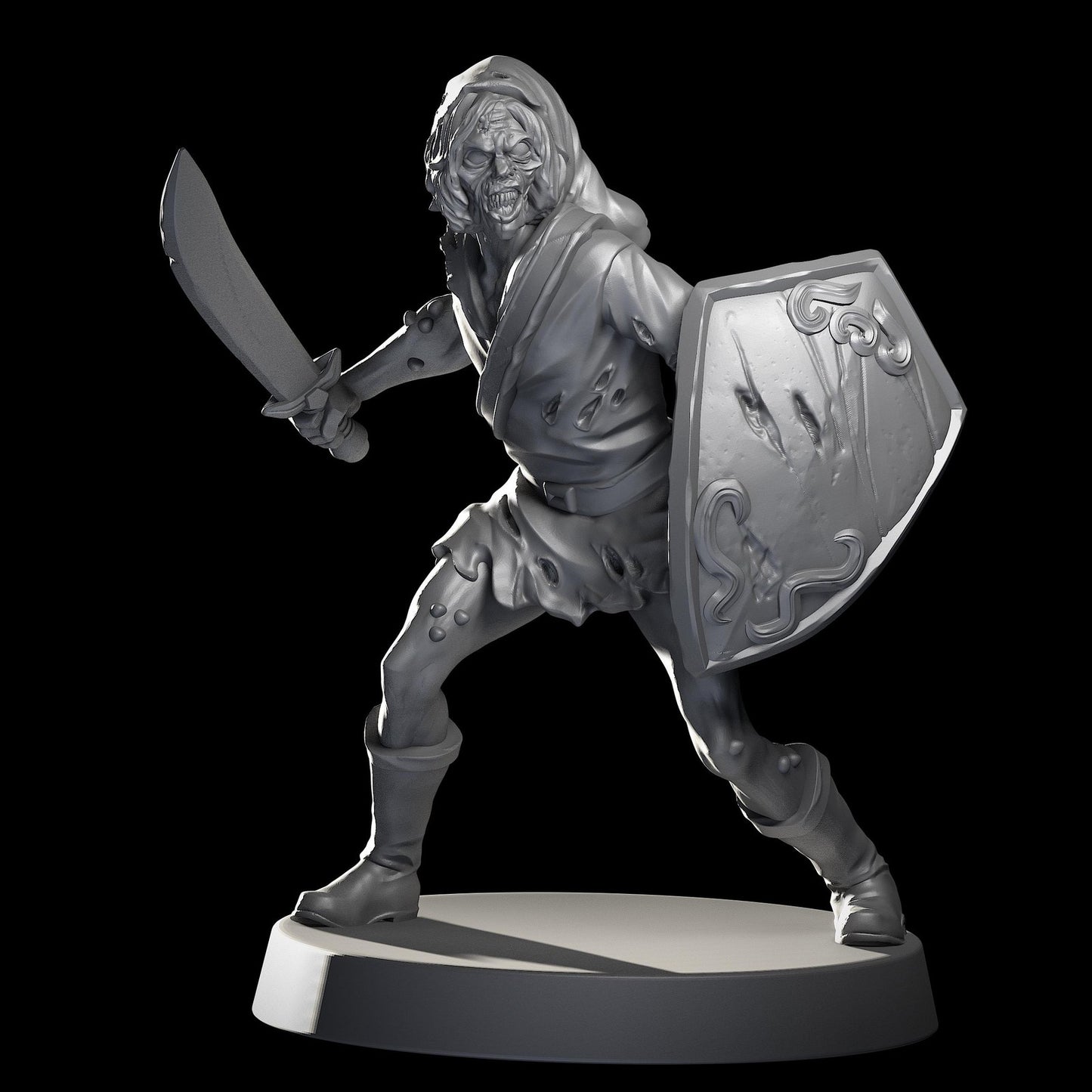 Zombie DnD Group | 28mm - 100mm Scale Resin Mini | Zombicide | Vaultz